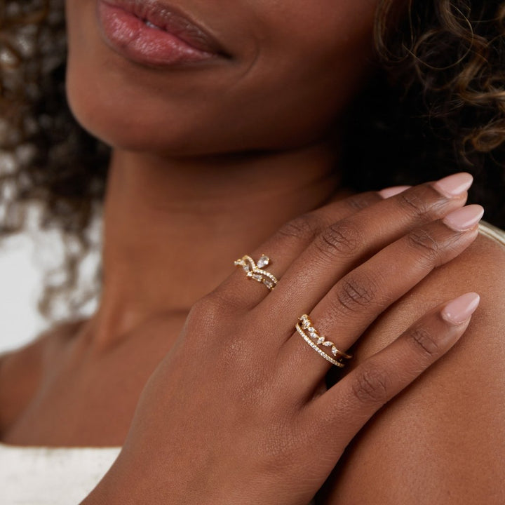 Aura – Eleganter Kristallring