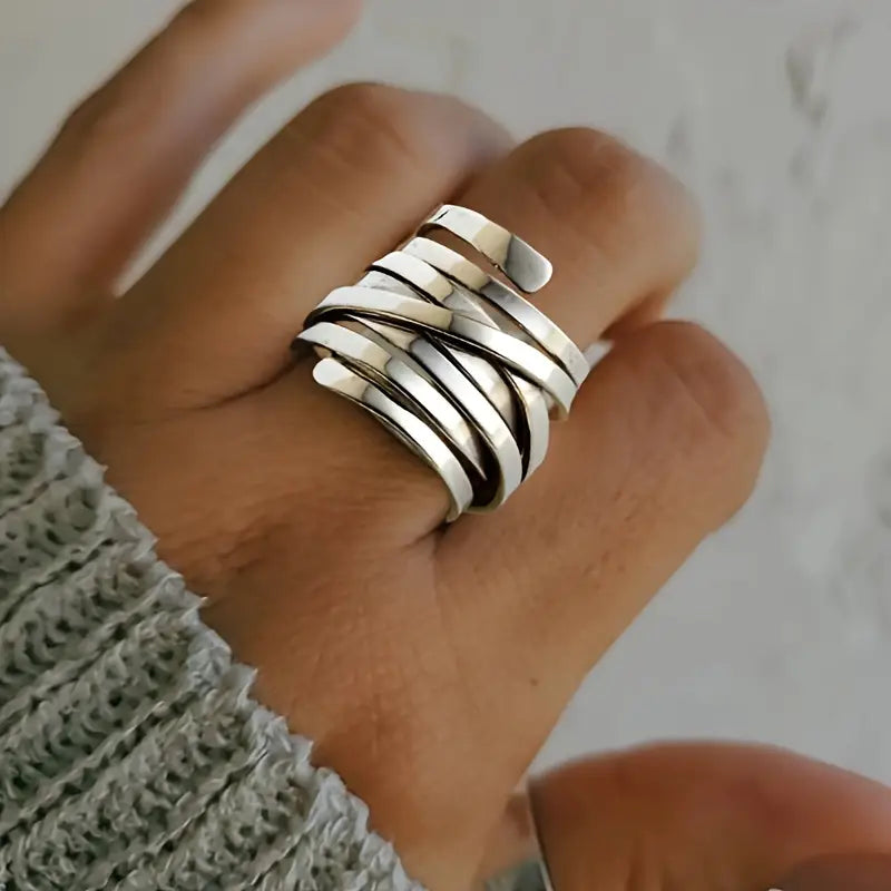 Bliss – Vintage-Ring aus massivem Silber