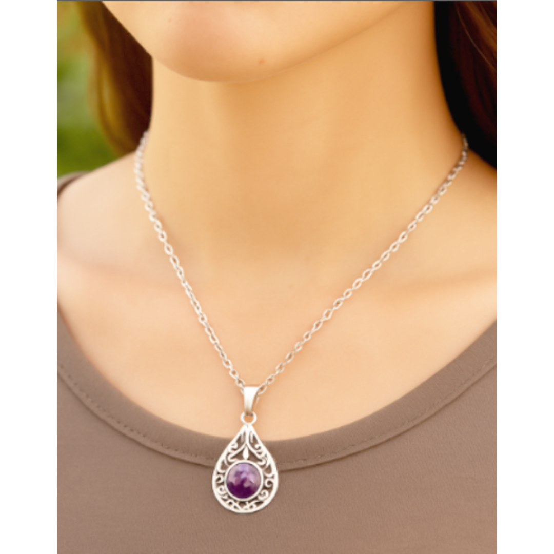 Paula | Amethyst Halskette