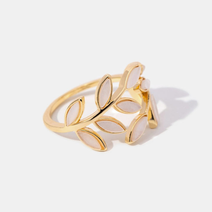 Serene – Ring mit Blattgold