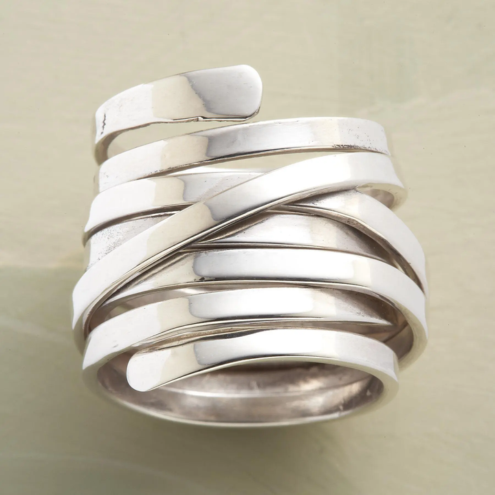 Bliss – Vintage-Ring aus massivem Silber