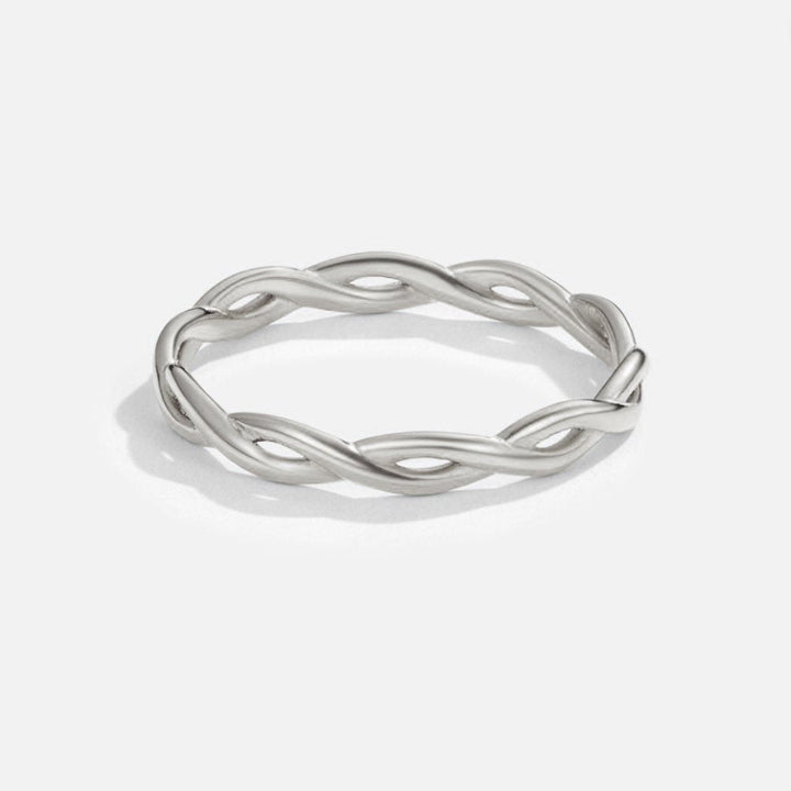 Infinity 18K Silber drehbarer Ring
