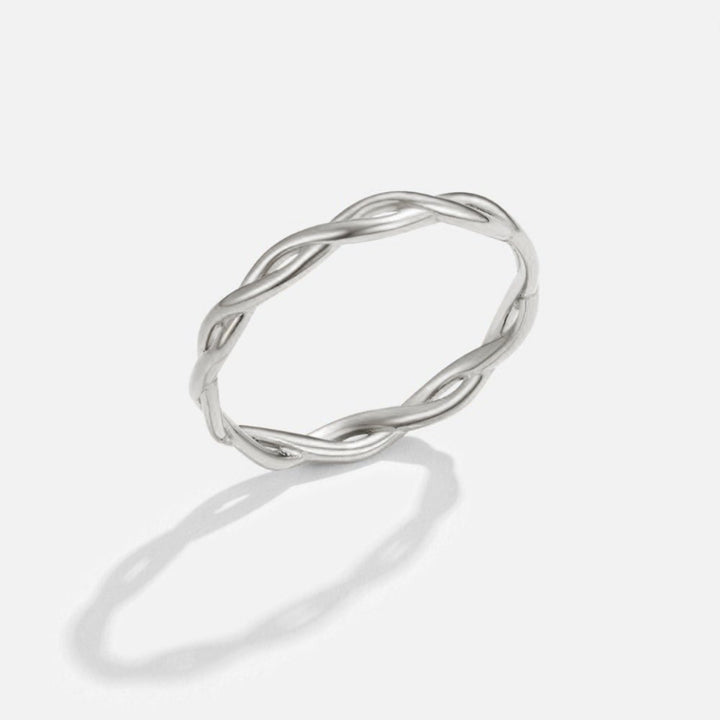 Infinity 18K Silber drehbarer Ring