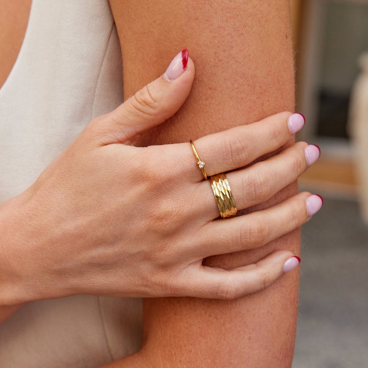 Liebe – Kristallherzring